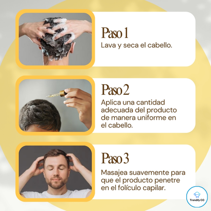 Aceite PURE para Crecimiento Capilar Y Brillo