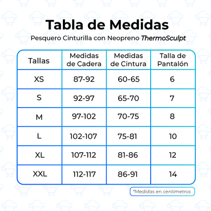 Pesquero Cinturilla ThermoSculpt con Neopreno